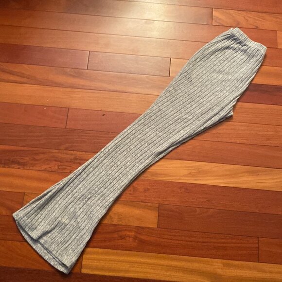 Ribbed Flare leg Lounge Pants Fleece size Small - Picture 2 of 5